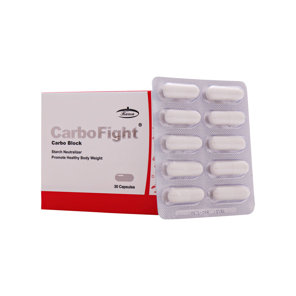 کپسول کربوفایت بسته 30 عددی