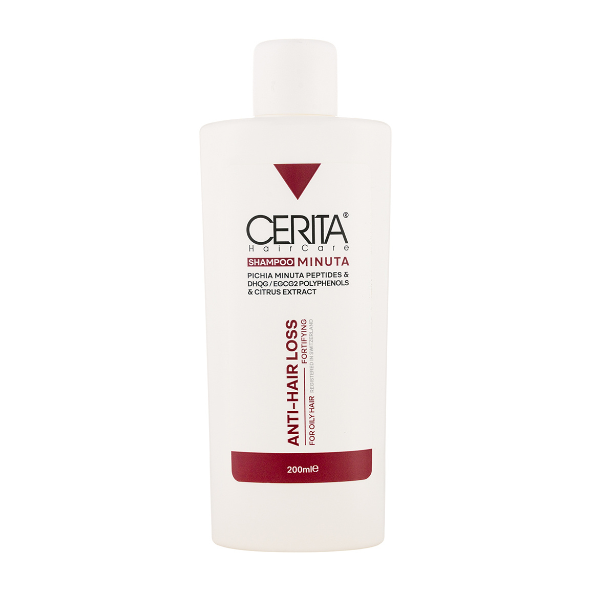 شامپو ضد ریزش و حجم دهنده مو مینوتا مناسب موهای چرب 200میل